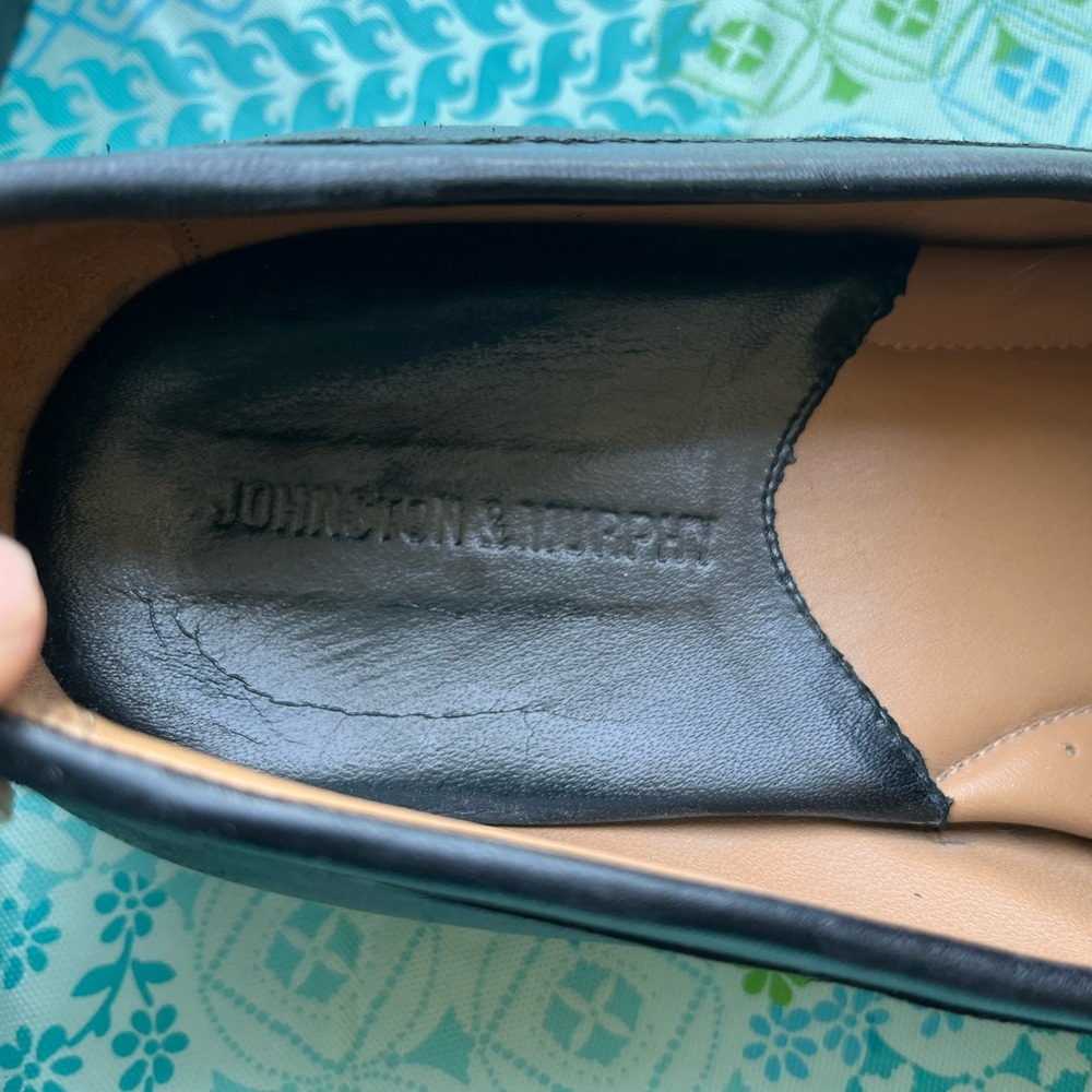 Johnston & Murphy Espresso Leather Slip-Ons - Picture 2 of 5